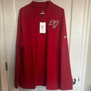 Red Buccaneers NFL Pullover Nike